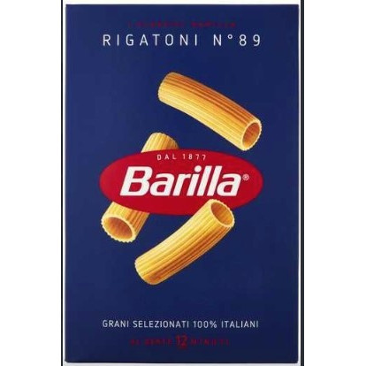 Макарони 500г Barilla Rigatoni №89 (Рігатони Трубочки) (1/20)