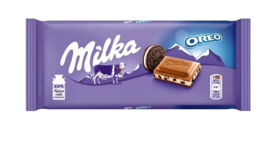 Шоколад Milka 100г Oreo з печивом (1/22)