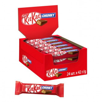 Батончик Kit-Kat Chunky молочний Nestle 40г (1/24)