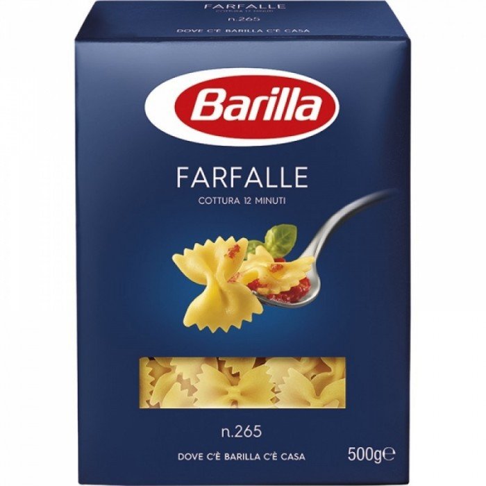 Макарони 500г Barilla Farfalle №65 (Бантики) (1/12)