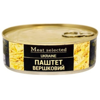 Паштет Meat Selected 240г Вершковий (свинина) ж/б ключ (1/27)