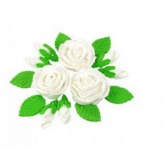 Набір &quot;Букет троянд&quot; білі з контуром (1*36)