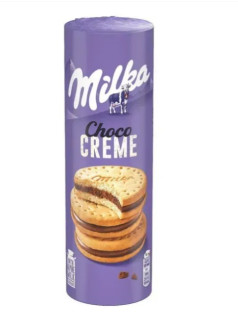 Печиво Milka Choco Creme 260гр з шоколадно-кремовою начинкою (1/18)