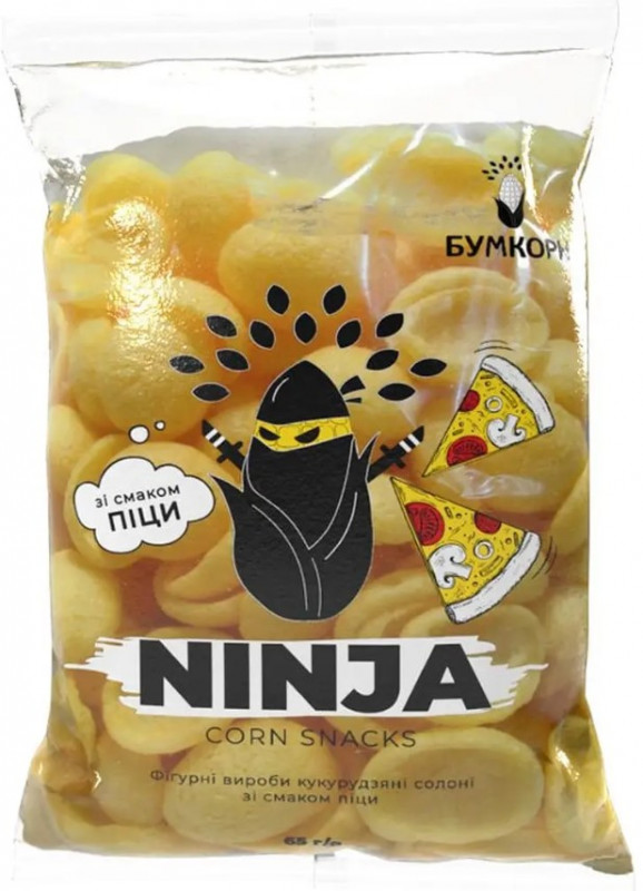 Кук. палички солоні &quot;Ninja&quot; Піца 65г (1/20)