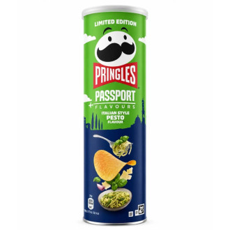 Чипси Pringles 165г Passport Flavours Italian Style Pesto зі см. Італійського песто тубус (1/19)