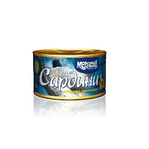 Сардина атлантична в олії "Морський Світ" 240г (1/48) 