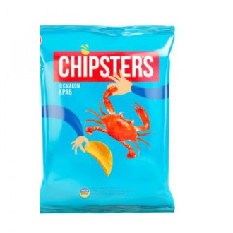 Чіпси натуральні 180г+70г Акція &quot;Chipster's&quot; Краб (1/8)