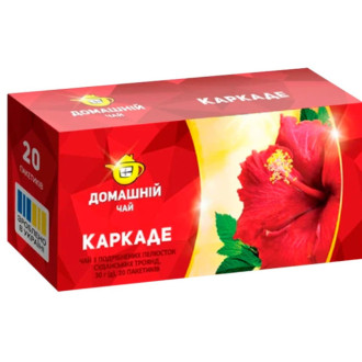 Чай "Домашній"  20пх1,5г Каркаде (1/18)