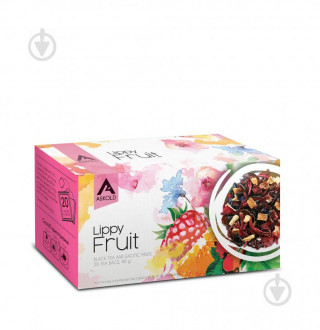 Чай &quot;Askold&quot; 20ф/п*2г Lippy Fruit Квітковий з шипшиною, апельсином, малиною конверт (1/24)