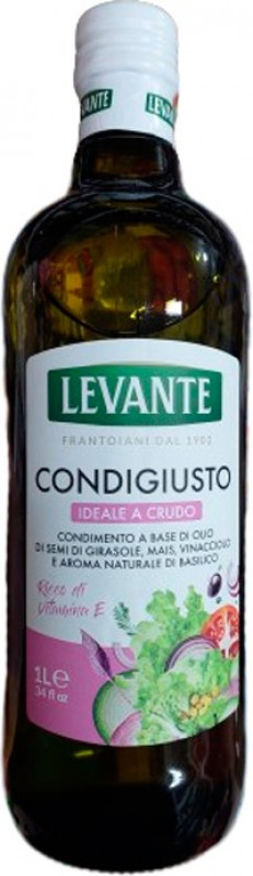Суміш олій із базиліком 1л Condigiusto LEVANTE СКЛО (1/12) 