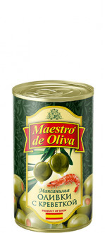 Оливки з креветкою 280г Maestro de Oliva (1/12)