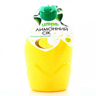 Сік лимона Lemoni ПЕТ 220мл (1/15)