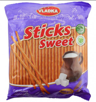 Соломка 200г СОЛОДКА Sticks Sweet м/у Vladka (1/16) в ящ 16шт!!!