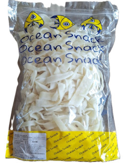 Кальмар КІЛЬЦЯ солоно-сушений ПРЕМІУМ "Океан Снек" 1кг (зіп)