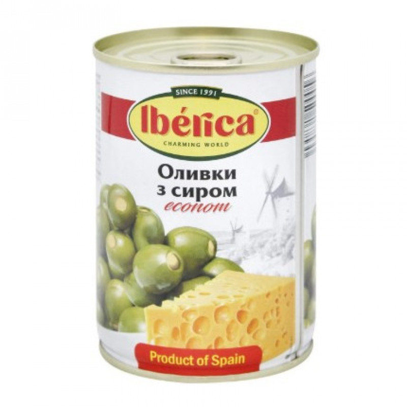 Оливки з сиром 280г Iberika (1/12)