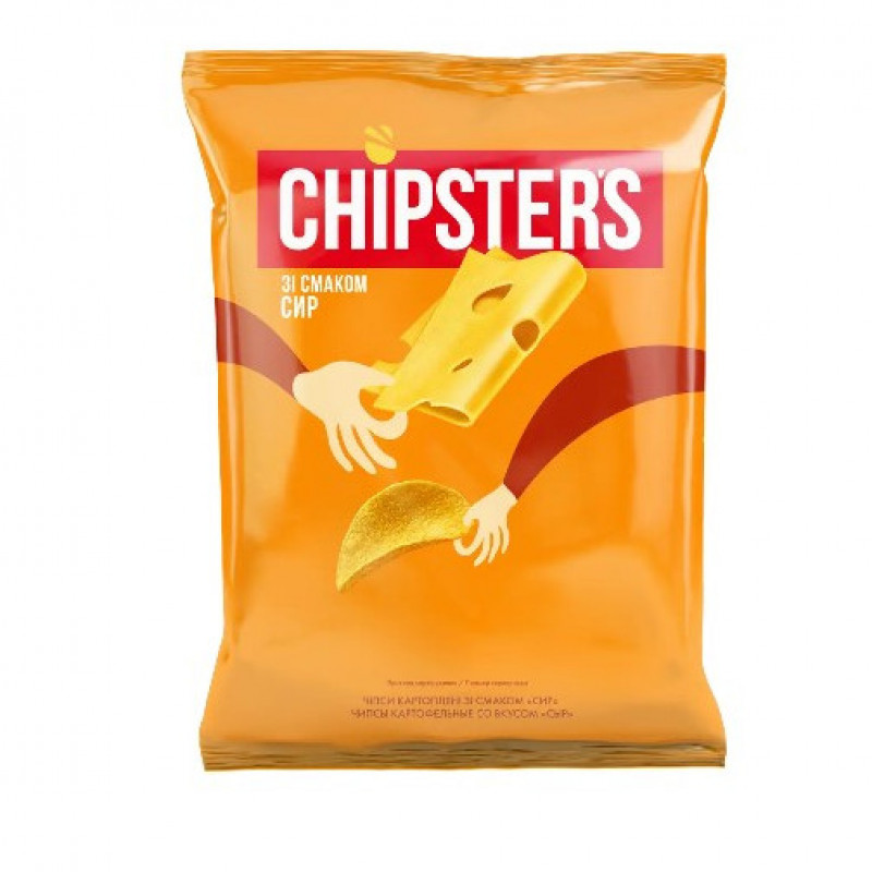 Чипси натуральні 120г &quot;Chipster's&quot; Сир (1/16)