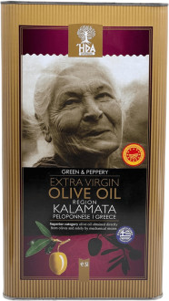 Олія оливкова Olio Extra Virgin Kalamata 5л HPA (бордова) ж/б (1/4) 