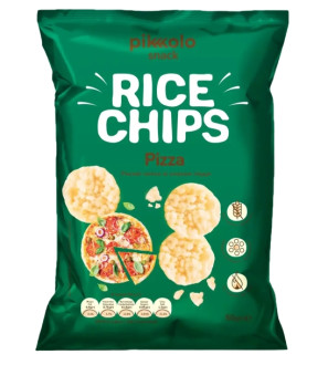 Чипси рисові зі см. піци 50г Pikolo без глютену (1/16)