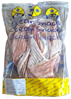 Філе кальмара солоно-сушені Преміум "Океан Снек" 1кг (зіп)