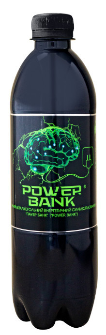 Напій енергетичний 1л сильногазований "Power Bank" (1/6)