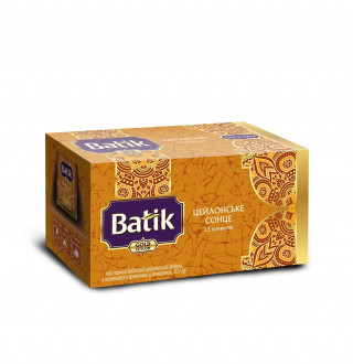 Чай &quot;Batik&quot; 25ф/п*2г Gold Цейлонське Сонце чорний з/я (1/36) ЗНИЖКА 20%