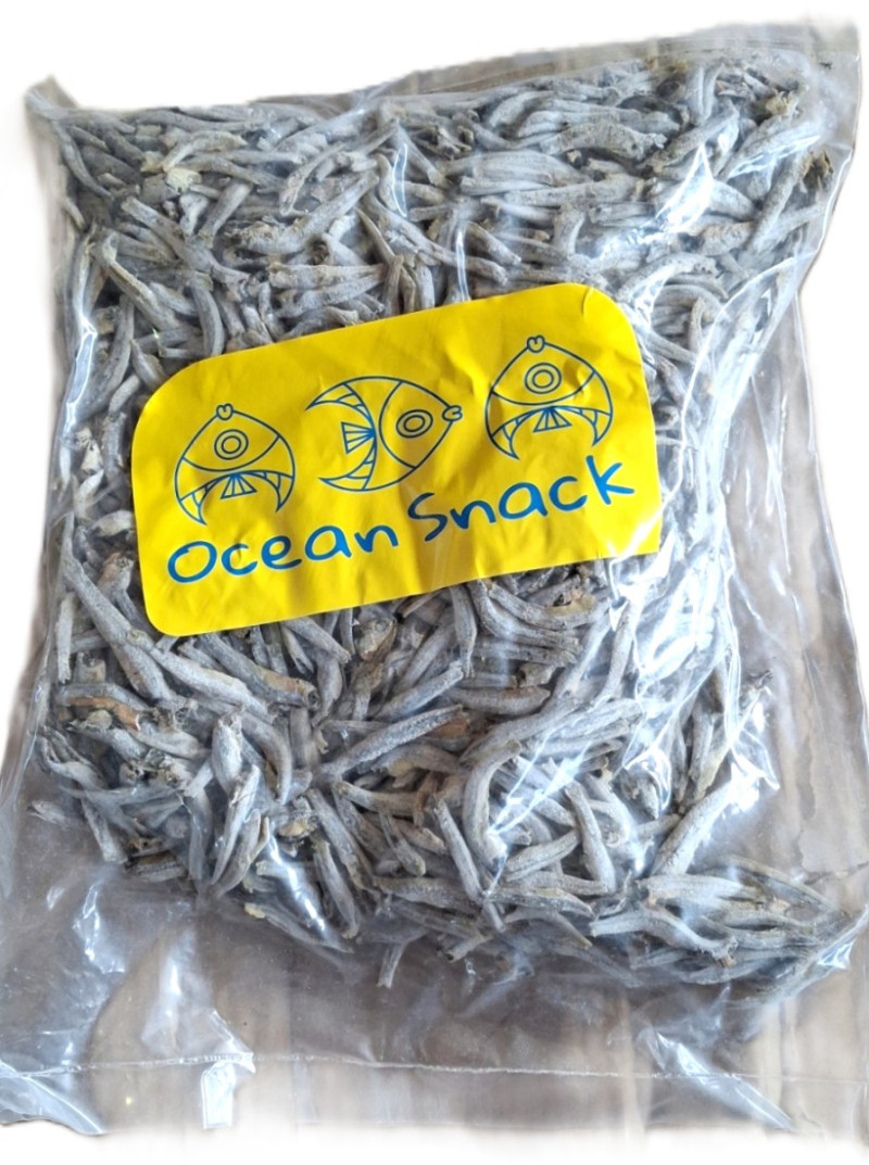 Анчоус солоно-сушений "Океан Снек" 1кг (пакет)