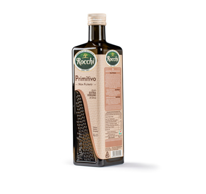Олія оливкова Rocchi Non Filtrato Olio Primitivo 1л СКЛО (1/6) 