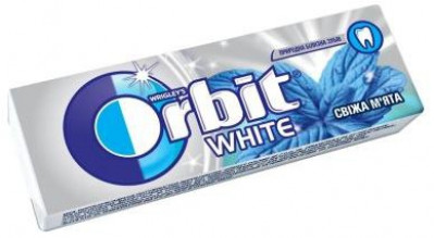 Жувальна гумка Orbit White свіжа м'ята 14г (1*30/20)