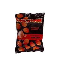 Арахіс у хрусткій скоринці  60г бекон "Лускунчики" (1/10/100)