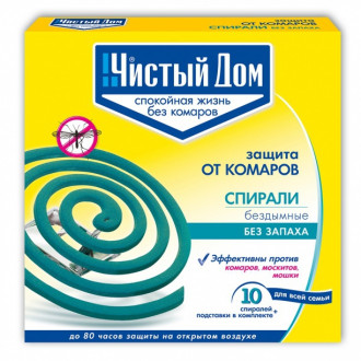 Спіраль від комарів Чистий Дім  10шт. (1/60)