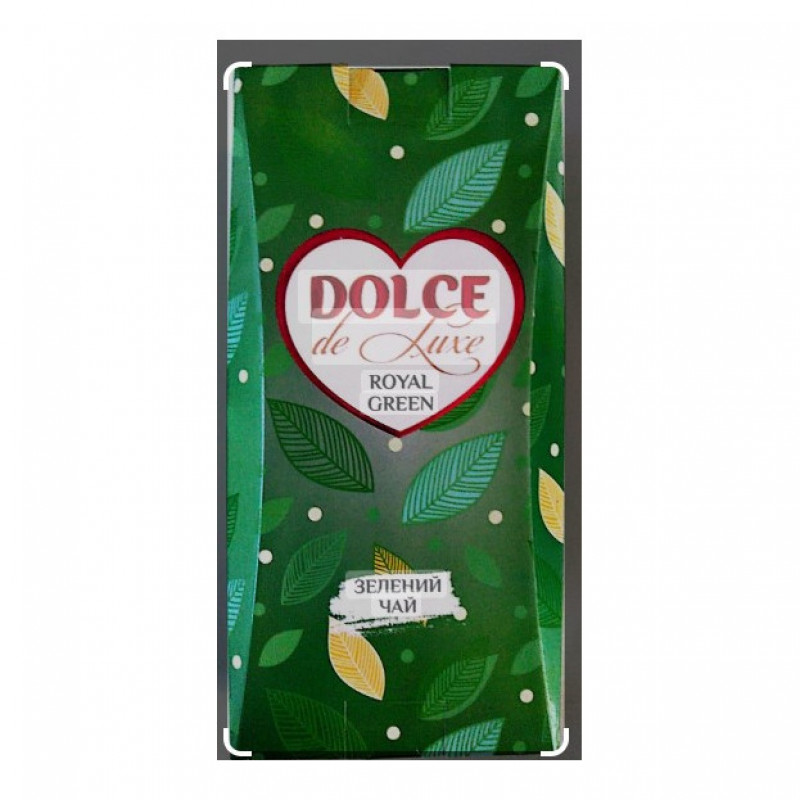 Чай &quot;DOLCE&quot; 90г Зелений Royal Green крупнолистовий (1/14)