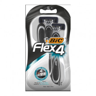 Станок для гоління BIC Flex-4 Comfort  3шт чорний (1*3/10)