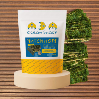 Чипси Норі з кунжутом 40г "Океан Снек" (1/50)