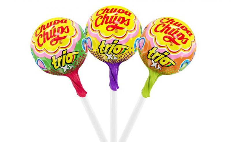 Цукерка на палочці Chupa Chups XXL Trio 29гх25 шт (ПАКЕТ) (1*25/6)