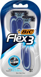 Станок для гоління BIC-3 Flex Comfort  3шт синій (1*3/10)