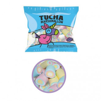 Маршмеллоу  75г &quot;Rainbow&quot; з ароматом Тутті Фрутті TUCHA (1/30)