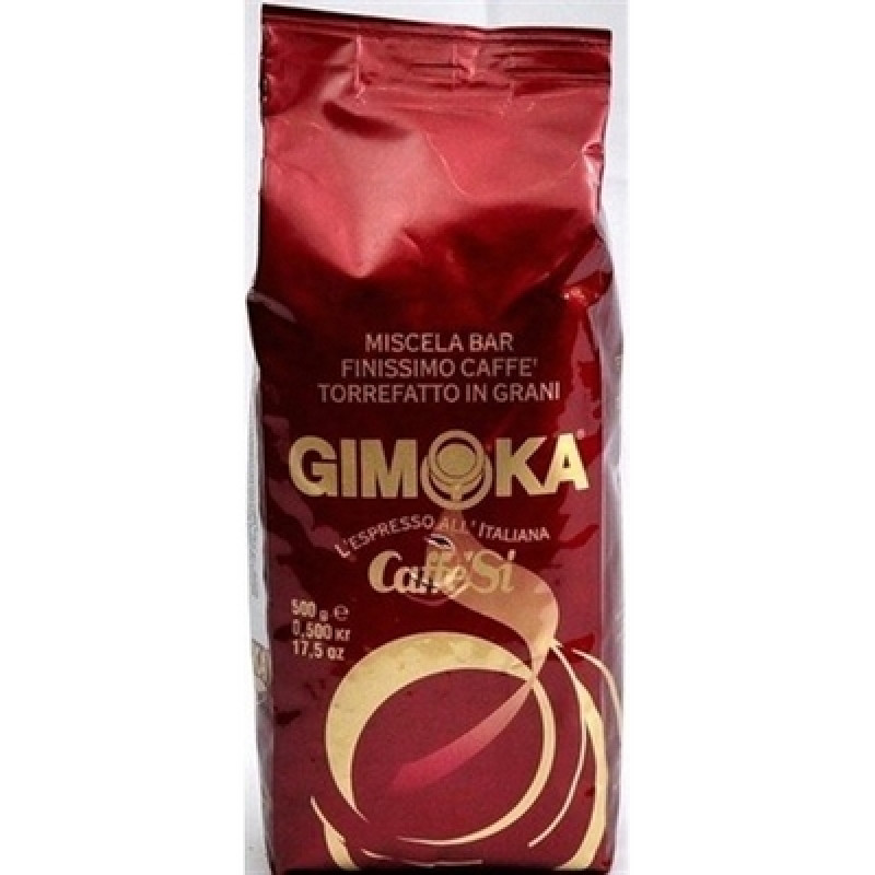 Кава GIMOKA  Rosso зерно 500г червона (1/20)***
