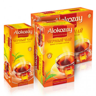 Чай &quot;Alokozay Tee&quot; 44п*2г Чорний (без нитки) (1/25)