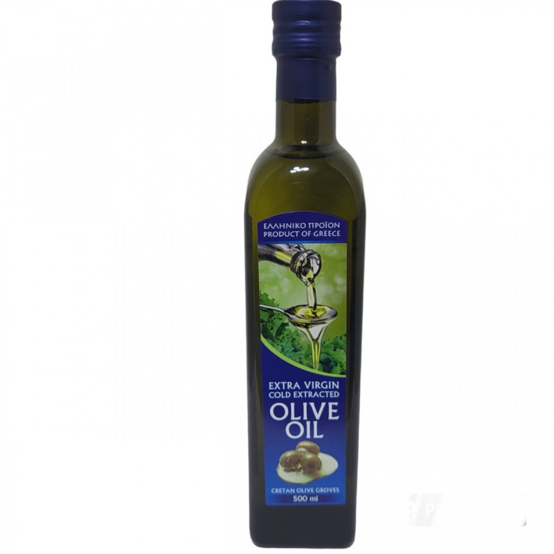 Олія оливкова Olio  Extra Virgin 0,5л Cold Extracted Греція СКЛО (1/24) 