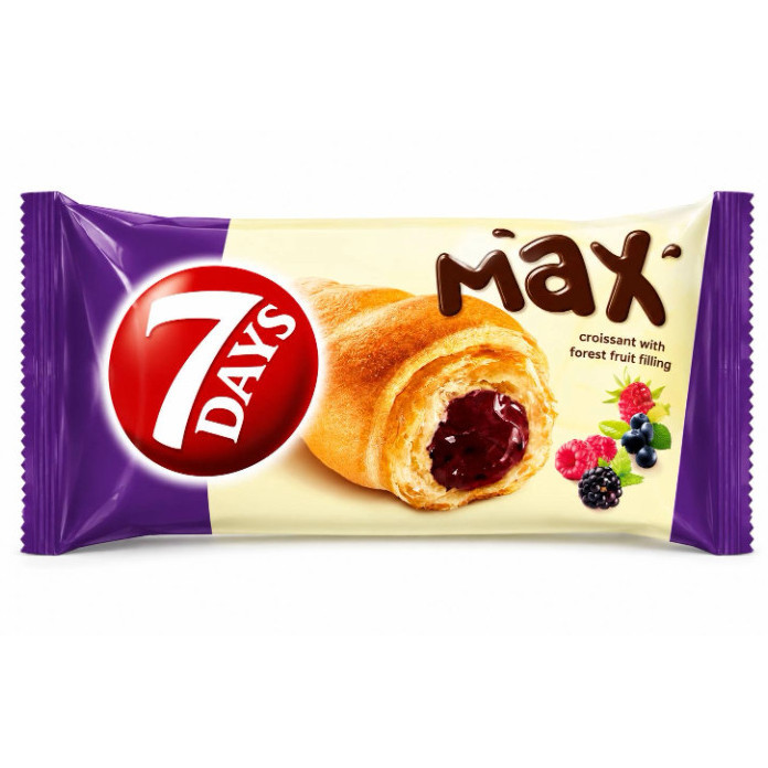 Круасан 7Days з начинкою Лісові Фрукти 80г (1/20)