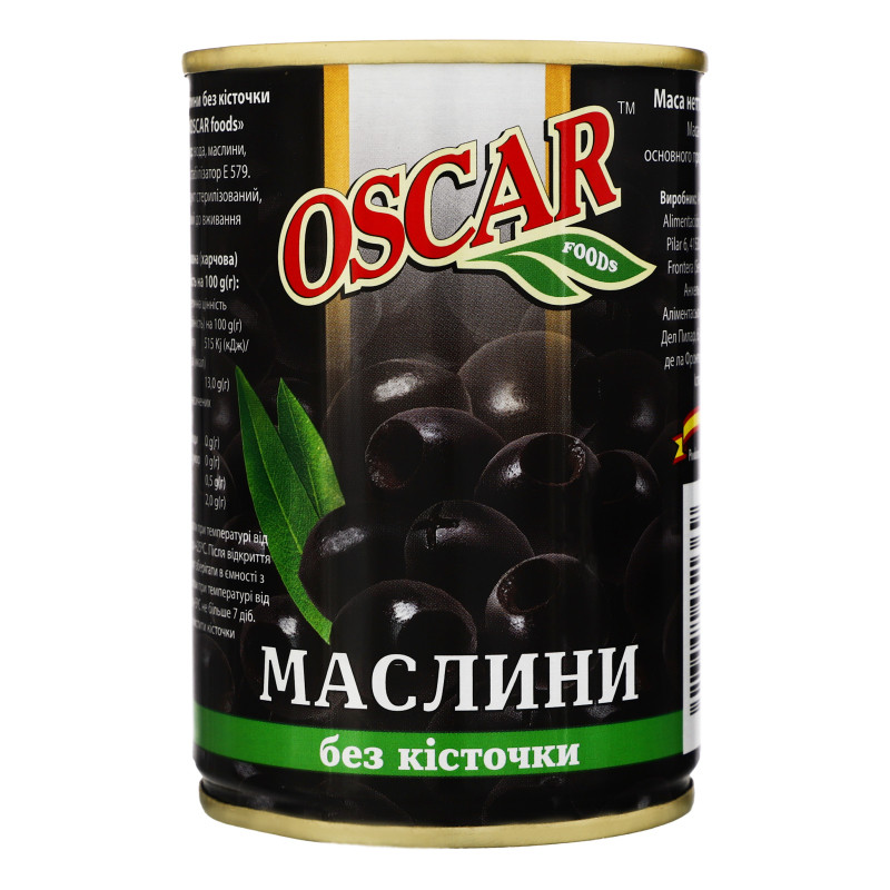 Маслини без кісточки 300г OSKAR (1/24)