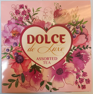 Чай "DOLCE de Luxe" 90ф/п*2г набір ASSORTED Асорті конверт (1/3)