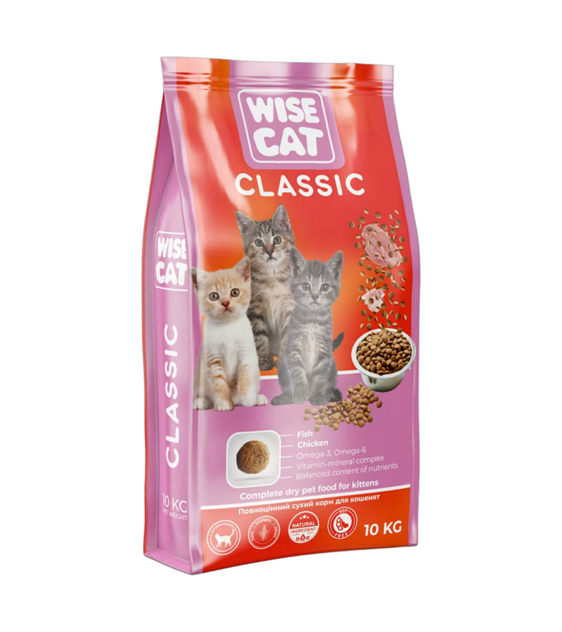 Сухий корм "Wise Cat" Класік 10кг