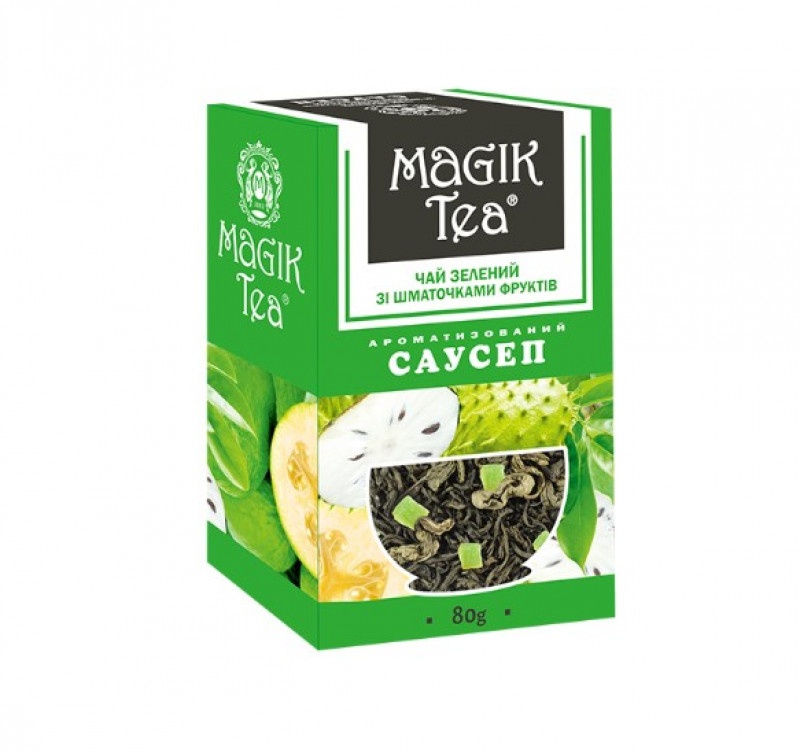 Чай &quot;Magik Tea&quot; 80г Саусеп зелений з фруктами (1/14)