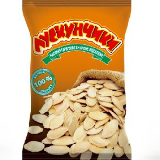 Насіння гарбуза смажене 110г "Лускунчики" (1*15/75)