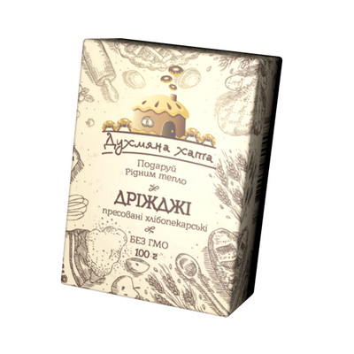 Дріжджі 100г  "Духмяна хата" (1/24) АКЦІЙНА ЦІНА 5,00грн