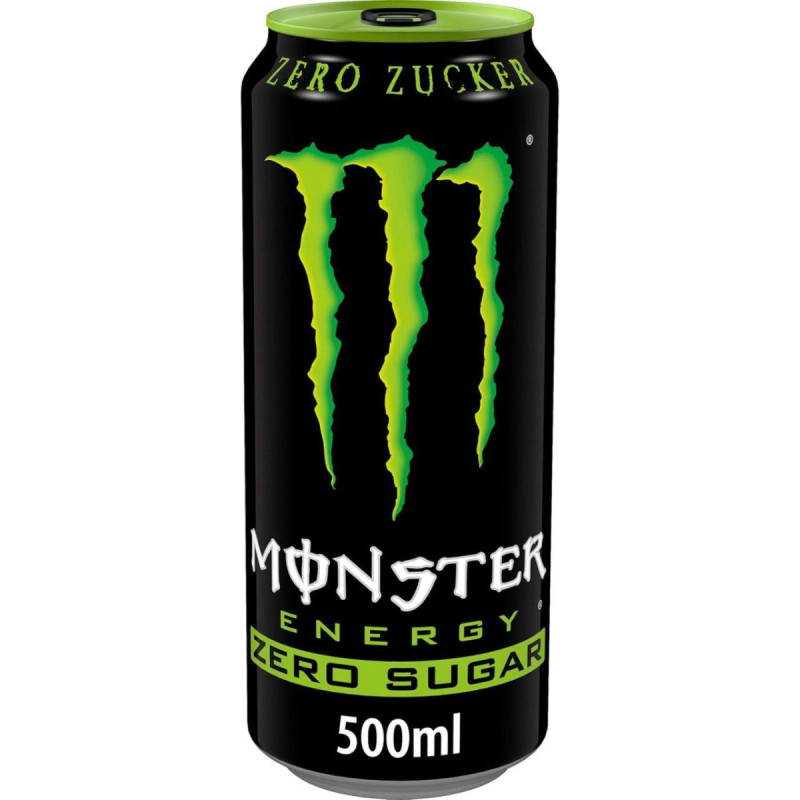 Вода -напій енергетичний Monster Energy Zero sugar (без цукру) 0,5л ж/б (1/12)