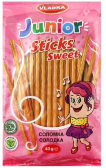 Соломка 40г солодка Junior Sticks Sweet м/у Vladka (1/50)