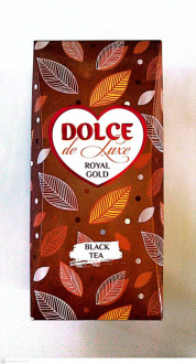 Чай &quot;DOLCE&quot; 90г Чорний Royal Gold крупнолистовий (1/14)