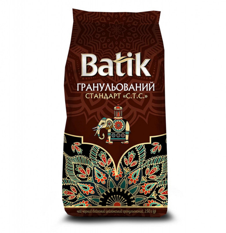 Чай &quot;Batik&quot; 250г Чорний Гранульований СТС м/у (1/8 або 18)